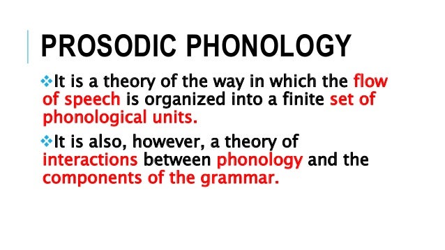 Prosodic Phonology